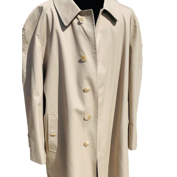Vintage Four Climes Barracuda Burberry Style Over Coat size 42 Regular - Picture 3 of 9